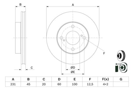 Фото автозапчасти автозапчасть BOSCH 0986479G92