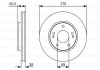 Фото автозапчастини гальмівний диск MITSUBISHI Lancer/Space Runner передній, 1,6-2,4, 99-08 PR2 BOSCH 0986479S00 (фото 1)