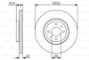 Фото автозапчастини гальмівний диск ALFA ROMEO/CITROEN/FIAT/LANCIA/PEUGEOT передній, 92- PR2 BOSCH 0986479S01 (фото 1)