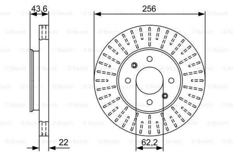 Фото автозапчасти тормозной диск BOSCH 0986479V96