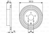 Фото автозапчастини гальмівний диск INFINITI/NISSAN FX/M/Q70/Q50/JX/QX60/QX70/FX35/Murano/Pathfinder задній, 3,5-4,5, 08- BOSCH 0986479W11 (фото 1)