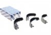 Комплект гальмівних колодок задніх CITROEN JUMPER; FIAT DUCATO; PEUGEOT BOXER 1.9D-2.8D 02.94-09.09 BOSCH 0986487521 (фото 1)