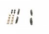 Комплект гальмівних колодок задній (з інструкцією по монтажу) ALFA ROMEO MITO; FIAT BRAVO II, MULTIPLA, STILO 1.2-2.4 09.00- BOSCH 0986494030 (фото 1)