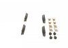 Комплект гальмівних колодок задній (з інструкцією по монтажу) ALFA ROMEO MITO; FIAT BRAVO II, MULTIPLA, STILO 1.2-2.4 09.00- BOSCH 0986494030 (фото 2)