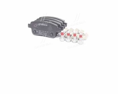 Фото автозапчасти комплект тормозных колодок задний RENAULT GRAND SCENIC III, MEGANE, MEGANE III, SCENIC III 1.2-2.0D 11.08- BOSCH 0 986 494 384