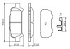 Фото автозапчасти комплект тормозных колодок задний SUBARU FORESTER 2.0 09.02-05.05 BOSCH 0 986 494 445 (фото 6)