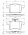 Фото автозапчасти комплект тормозных колодок задний JAGUAR XF I, XJ, XK II 5.0 01.09- BOSCH 0986494480 (фото 1)