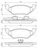 Фото автозапчасти комплект тормозных колодок CHRYSLER GRAND VOYAGER III, VOYAGER III; DODGE CARAVAN; LINCOLN CONTINENTAL, CONTINENTAL TOWN CAR, TOWN CAR II 2.0-4.6 10.90-12.02 BOSCH 0 986 494 495 (фото 1)