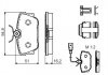 Комплект гальмівних колодок задній SEAT ALHAMBRA; Volkswagen SHARAN, TRANSPORTER IV 1.8-2.8 07.90-03.10 BOSCH 0 986 494 529 (фото 14)