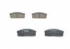 Комплект тормозных колодок передний NISSAN BLUEBIRD, NAVARA, PRAIRIE, URVAN 1.5-2.5D 07.81- BOSCH 0 986 494 530 (фото 1)