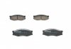 Комплект тормозных колодок передний NISSAN BLUEBIRD, NAVARA, PATHFINDER I, PICK UP 1.8/2.4/2.5D 07.86- BOSCH 0 986 494 565 (фото 2)