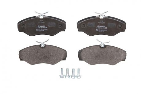 Комплект тормозных колодок NISSAN PRIMASTAR; OPEL VIVARO A; RENAULT ESPACE III, TRAFIC II 1.9D-3.0 10.98- BOSCH 0 986 494 730