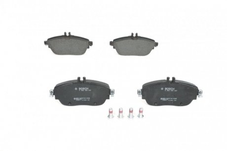 Комплект тормозных колодок MERCEDES AMG GT (X290), SL (R231), SLS AMG (C197), SLS AMG (R197); INFINITI Q30, QX30 1.5D-6.2 03.10- BOSCH 0986494937 (фото 1)
