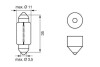 Фото автозапчасти лампа накаливания 12V 10W SV8,5-8 Pure Light 35мм BOSCH 1 987 302 228 (фото 6)