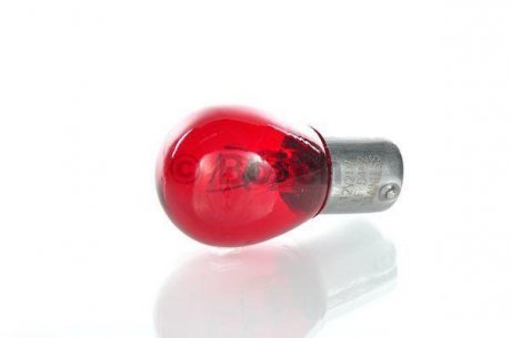 Лампочка (Свободное 1шт) P21W 12В 21Вт BA15S основная лампа Pure Light, красная BOSCH 1987302262