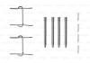 Фото автозапчасти монтажный набор задних тормозных накладок PEUGEOT 406, 605, 607 1.8-3.0 06.89-02.06 BOSCH 1 987 474 223 (фото 1)