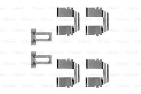 Монтажный набор тормозных колодок FORD GALAXY I, GALAXY MK I; SEAT ALHAMBRA; Volkswagen TRANSPORTER IV 1.8-2.8 07.90-03.10 BOSCH 1987474264 (фото 1)