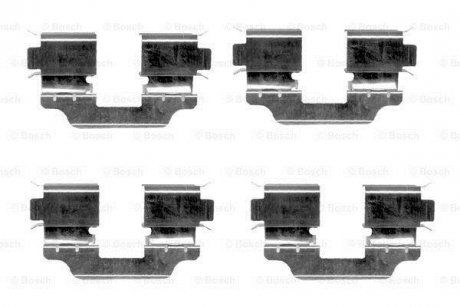 Монтажний набір гальмівних колодок передня MERCEDES A (W169) 1.5/2.0D 09.04-06.12 BOSCH 1987474341