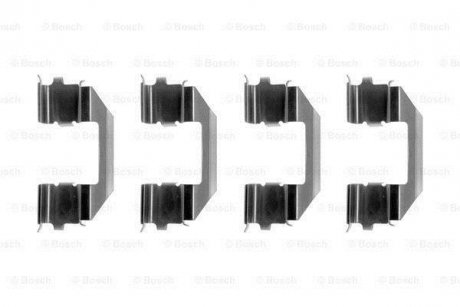 Монтажный набор тормозных колодок передняя HONDA ACCORD VI, INTEGRA, PRELUDE IV 1.8/2.2 02.93-12.02 BOSCH 1987474385