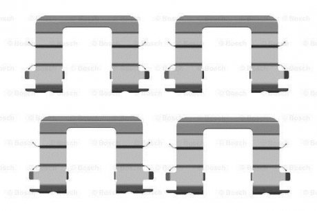 Монтажный набор тормозных колодок передний HYUNDAI I10 I, I10 II; KIA PICANTO 1.0-1.2 04.04- BOSCH 1 987 474 441 (фото 1)