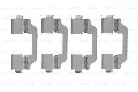 Монтажный набор задних тормозных накладок перед FIAT SEDICI; HONDA CIVIC VIII; SUZUKI SX4 1.4-2.2D 09.05- BOSCH 1987474446 (фото 1)