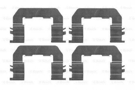 Монтажный набор задних тормозных накладок HYUNDAI SANTA FE I, SANTA FE II 2.2D/2.7 08.04-12.12 BOSCH 1987474454