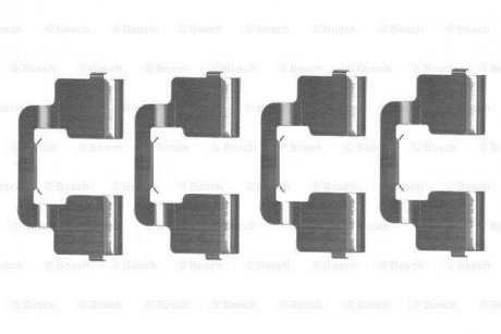 Монтажный набор тормозных колодок CITROEN JUMPY; FIAT SCUDO; PEUGEOT EXPERT, EXPERT TEPEE 1.6D/2.0/2.0D 11.06- BOSCH 1987474458 (фото 1)