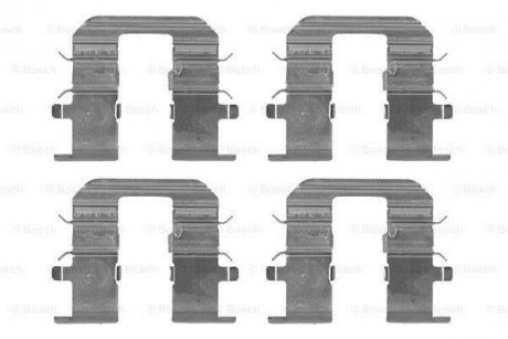 Монтажный набор задних тормозных накладок задний HYUNDAI I10; KIA PICANTO 1.0-1.2 04.04- BOSCH 1 987 474 467