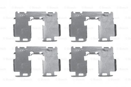 Монтажный набор тормозных колодок задний TOYOTA RAV 4 III, RAV 4 IV 2.0-3.5 11.05- BOSCH 1987474472 (фото 1)