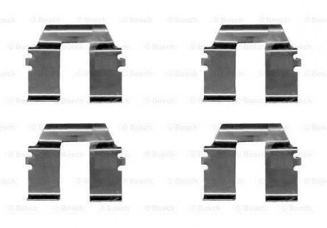 Монтажный набор тормозных колодок задний Volkswagen SHARAN, TRANSPORTER IV 1.8-2.8 07.90-03.10 BOSCH 1987474629 (фото 1)