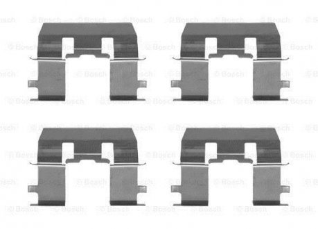 Монтажный набор тормозных колодок передняя HONDA CIVIC VII, CIVIC VIII, FR-V, STREAM 1.7-2.2D BOSCH 1 987 474 637 (фото 1)