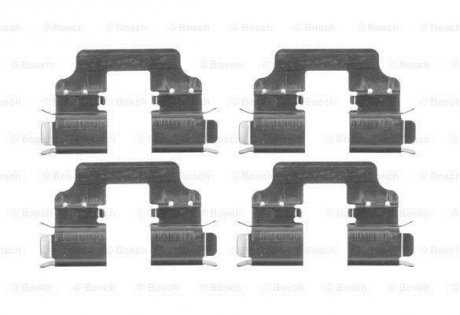 Монтажный набор тормозных колодок HONDA CIVIC VIII 1.4-2.2D 09.05- BOSCH 1 987 474 722 (фото 1)
