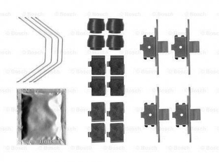 Монтажный набор тормозных колодок MAZDA 6 1.8-2.5 08.07-07.13 BOSCH 1987474739 (фото 1)