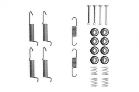 Монтажный набор тормозной колодки MITSUBISHI левая 400 2.4/2.5D 05.95-05.00 BOSCH 1987475320 (фото 1)