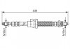Фото автозапчастини гальмівний шланг, передня права (довжина 530мм, M10x1/M10x1) FORD KA 1.3 09.96-11.08 BOSCH 1987476605 (фото 1)