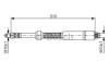 Фото автозапчасти тормозной шланг, передняя левая/правая (длина 510мм, M10x1/M10x1) PEUGEOT 306 1.1-2.0D 04.93-12.02 BOSCH 1 987 476 675 (фото 1)