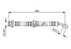 Фото автозапчастини гальмівний шланг, передня права (довжина 484мм, 10мм, M10x1/M10x1, кожух) NISSAN ALMERA I 1.4-2.0D 09.95-07.00 BOSCH 1987476801 (фото 1)
