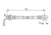 Фото автозапчасти тормозной шланг, передняя левая/правая (длина 310мм, 10мм, M10x1, кожух) NISSAN PATROL III/1, PATROL III/2 2.8-3.3D 11.79-11.95 BOSCH 1 987 476 957 (фото 1)