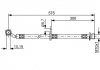 Фото автозапчастини гальмівний шланг, передня права (довжина 575мм, 10мм, M10x1/M10x1) HONDA CIVIC VII 1.4/1.6/1.7D 02.01-09.05 BOSCH 1987476987 (фото 1)