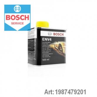 Фото автозапчасти тормозная жидкость DOT4 BOSCH 1987479201