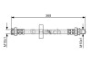 Фото автозапчасти тормозной шланг, задний левая/правая (длина 368мм, M10x1/M10x1) SMART CABRIO, CITY-COUPE, CROSSBLADE, FORTWO, ROADSTER BOSCH 1 987 481 180 (фото 1)