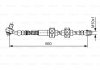 Фото автозапчасти тормозной шланг, передняя правая (длина 660мм, M10x1,5/M10x1) OPEL ASTRA J GTC, CASCADA 1.4-2.0D 10.11- BOSCH 1 987 481 A49 (фото 1)