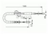 Фото автозапчасти трос стояночного тормоза левого (1345мм/1078мм) AUDI 80 B3, 90 B3 1.4-1.9D 08.86-10.91 BOSCH 1987482101 (фото 1)