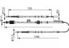 Фото автозапчастини трос стоянкових гальм Внутрішній (1790мм/733мм) OPEL ASTRA J 1.3D-2.0D 10.10- BOSCH 1987482803 (фото 1)