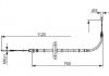 Фото автозапчасти трос стояночных тормозов пер/средний (1120мм/765мм) MINI (F56), (F57) 1.2-2.0D 12.13- BOSCH 1 987 482 867 (фото 1)