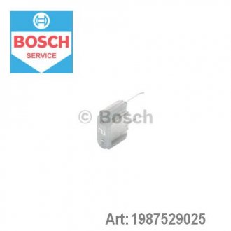 Запобіжник 2А (Міні, з плоскими контактами) BOSCH 1987529025 (фото 1)