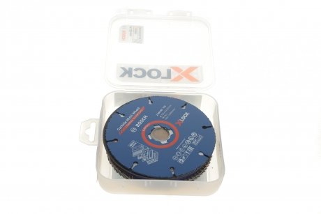 Набор кругов отрезных и шлифовальных дисков 125x1x22,23 mm X-LOCK CMW BOSCH 2608619374