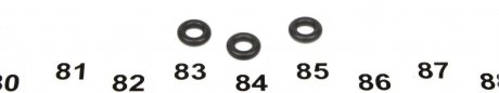 О-образное кольцо форсунки CR цена за 1 шт (пьезо, внутренний диаметр 2,9мм, толщина 1,5мм). W203), C (W204), CLK (A209) 2.0-6.0D 03.02- BOSCH F 00V P01 003 (фото 1)