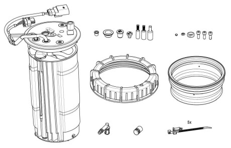 Фото автозапчастини мод елемент фон DeNOx MERCEDES S (W221) 3.0D 04.11-12.13 BOSCH F 01C 600 240