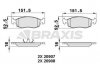 Фото автозапчастини гальмівні колодки комплект BRAXIS AA0300 (фото 1)